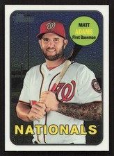 2018 Topps Heritage Matt Adams Chrome #/999 #THC-537 Card