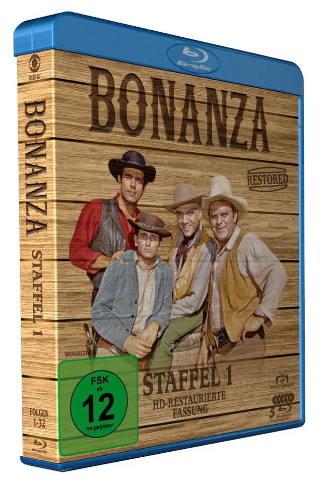 Bonanza Restored - Staffel 1: Folgen 1-32 (Paramount Restoration) [5 Blu-rays] - Bild 3 von 4