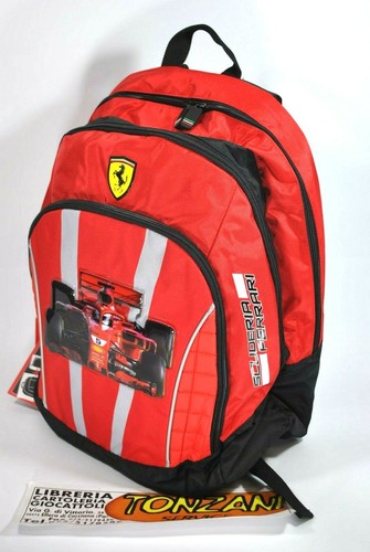 Zaino Scuderia Ferrari, Formula 1, Backpack school | eBay