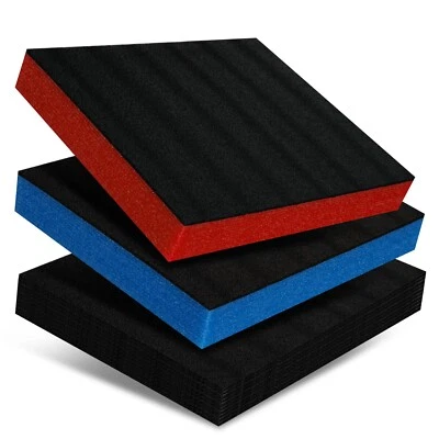GUMMIFRITZ24DE Multilayer Schaumstoff für Werkzeugwagen Werkzeugeinlage- mit Beschädigungen !