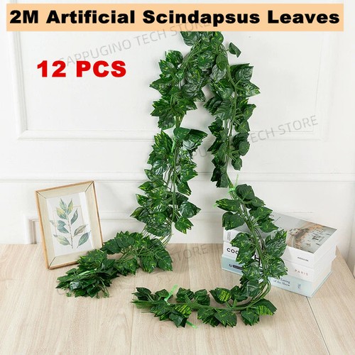 12 X 2M Artificial Ivy Vine Fake Foliage Flower Hanging Leaf Garland Plant Party - Picture 13 of 16