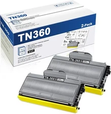 2PK TN360 TN-360 Toner Cartridge Fit for Brother HL-2140 HL-2170W MFC-7340 7840W