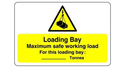 Laderaum Maximalgewicht Tonnen Schild -
