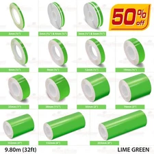 LIME GREEN Roll Pin Stripe PinStriping Trim Line Adhesive Tape Vinyl Car STICKER