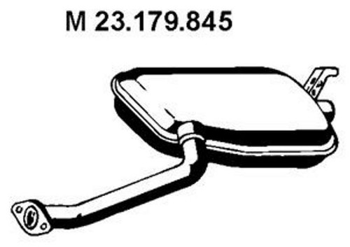170924450 - Silencieux intermédiaire sport 924 85-88/944 81-87 170924450 - Silencieux intermédiaire sport 924 85-88/944 81-87