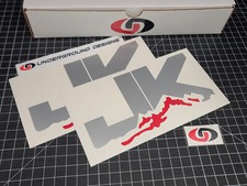 Jk Decals 2pk Mountain Scape Fender Window Stickers Fits 2007-18 Jeep Wrangler