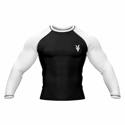 VV Rash Guard BJJ Running Cycling Compression Top UPF 50+ Base Layer Sport Top