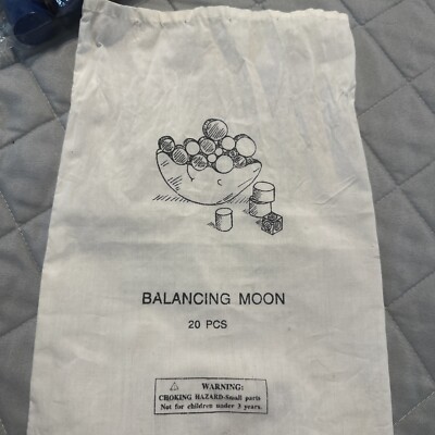 TOWO Wooden Stacking Blocks Balancing Game Balancing Moon