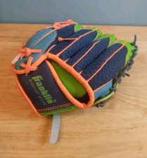Franklin Youth Glove Mitt MeshTek 22812 9.5" Right Hand Throwing NEON VGC