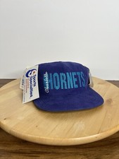 Vintage 90s NBA Charlotte Hornets SnapBack Hat NWT
