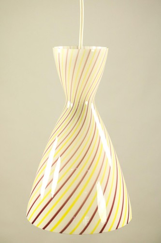 Pendel Leuchte Vigo Peill + Putzler Design Aloys F. Gangkofner 50er Glas Lampe - Bild 7 von 12