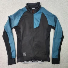 Santic Jacket Mens Small Black Cycling For Freedom Longsleeve MTB Road Bike Zip