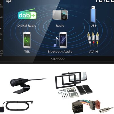 Kenwood DMX129DAB   Autoradio für Alfa Romeo 159 mit OEM Navi