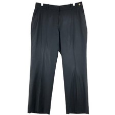 Carolina Herrera Womens Size 10 Pants Wool Acetate Lined Straight Leg *TINY FLAW