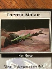 THENTA MAKUR 1997 BABYLON 5 CCG RARE CARD NEAR MINT NEVER PLAYED WITH