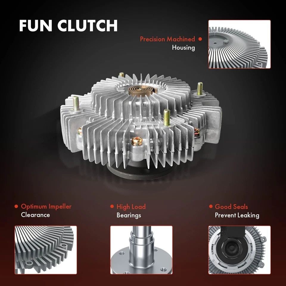 Cooling Fan Clutch for Toyota Hilux KZN165R Prado KZJ120R 95 1KZ-TE Turob Deisel - image 3 of 4