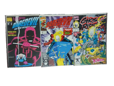 UNREAD~DAREDEVIL The Man Without Fear #295,300 & Ghost Rider #27   Marvel Comics