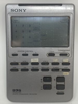 Vintage: SONY RM AV2100 LCD Universal Integrated Remote Commander