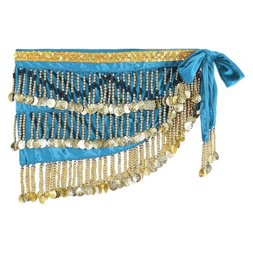 Women Belly Dance Dress 2Pcs Sequin Bra Top with Hip Scarf Set Carnival Costume - Picture 76 of 102