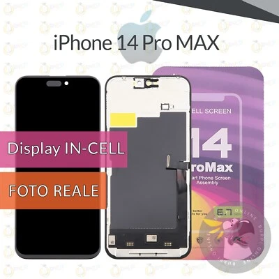 DISPLAY APPLE IPHONE 14 PRO MAX ( HL INCELL ) SCHERMO LCD + VETRO TOUCH SCREEN