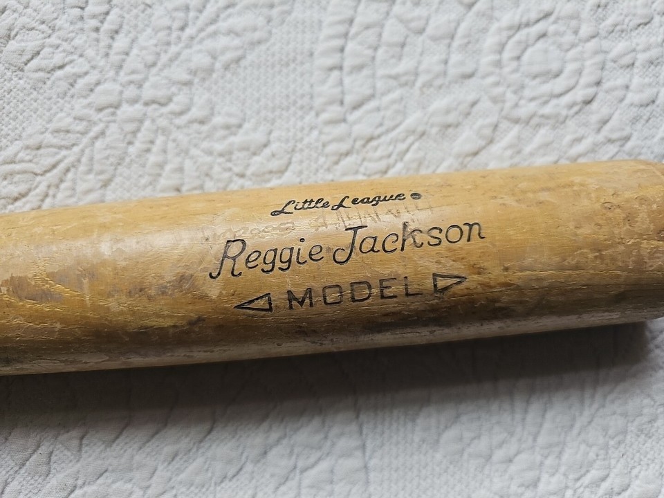 Batte De Baseball Vintage Reggie Jackson Little League Burger King - Adirondack