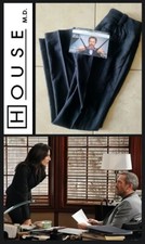 CASA MD: Lisa Edelstein/Dr. Pantalones negros Cuddy con certificado de autenticidad de estudio