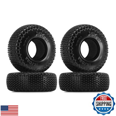 INJORA 1.3'' XHX Pin Tires for TRX4m SCX24, 72 * 24mm, S5 Compound, 4PCs