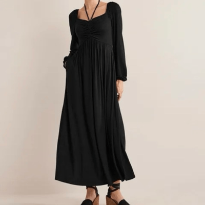 boden black maxi dress Buy Boden Black Ivy Smocked Midi Dress from Next USA