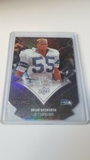 2008 UD Icons Nfl Legends sp Die Cut of💥Brian Bosworth💥card LEG5 073/150  Mint