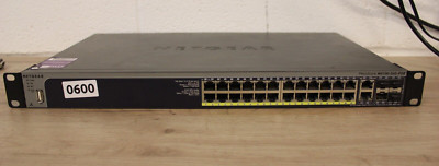Netgear ProSafe M4100-26G PoE 26 Port Gigabit PoE Managed Switch with ...