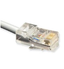 Cablesys ICCICLC807FSV 7 Ft 8P8C Silver Telephone Line Cord