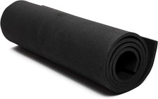 Craft Foam Roll Black 14" x 39" High Density for Cosplay