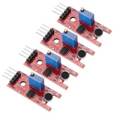 4 Pcs Microphone Sound Sensor KY-038 Voice Sound Detection Sensor Module