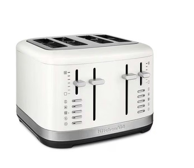 KitchenAid 4-Slice Toaster Porcelain White  Very Nice!