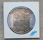Morgan Silver Dollar 1886 - Philadelphia Mint, Great Detail