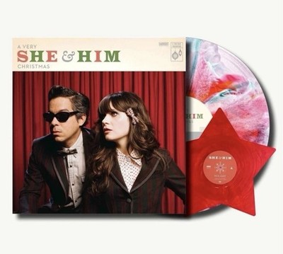 SHE & HIM- A Very She & Him Christmas Blood Records Vinyl  /1000 In-Hand 
