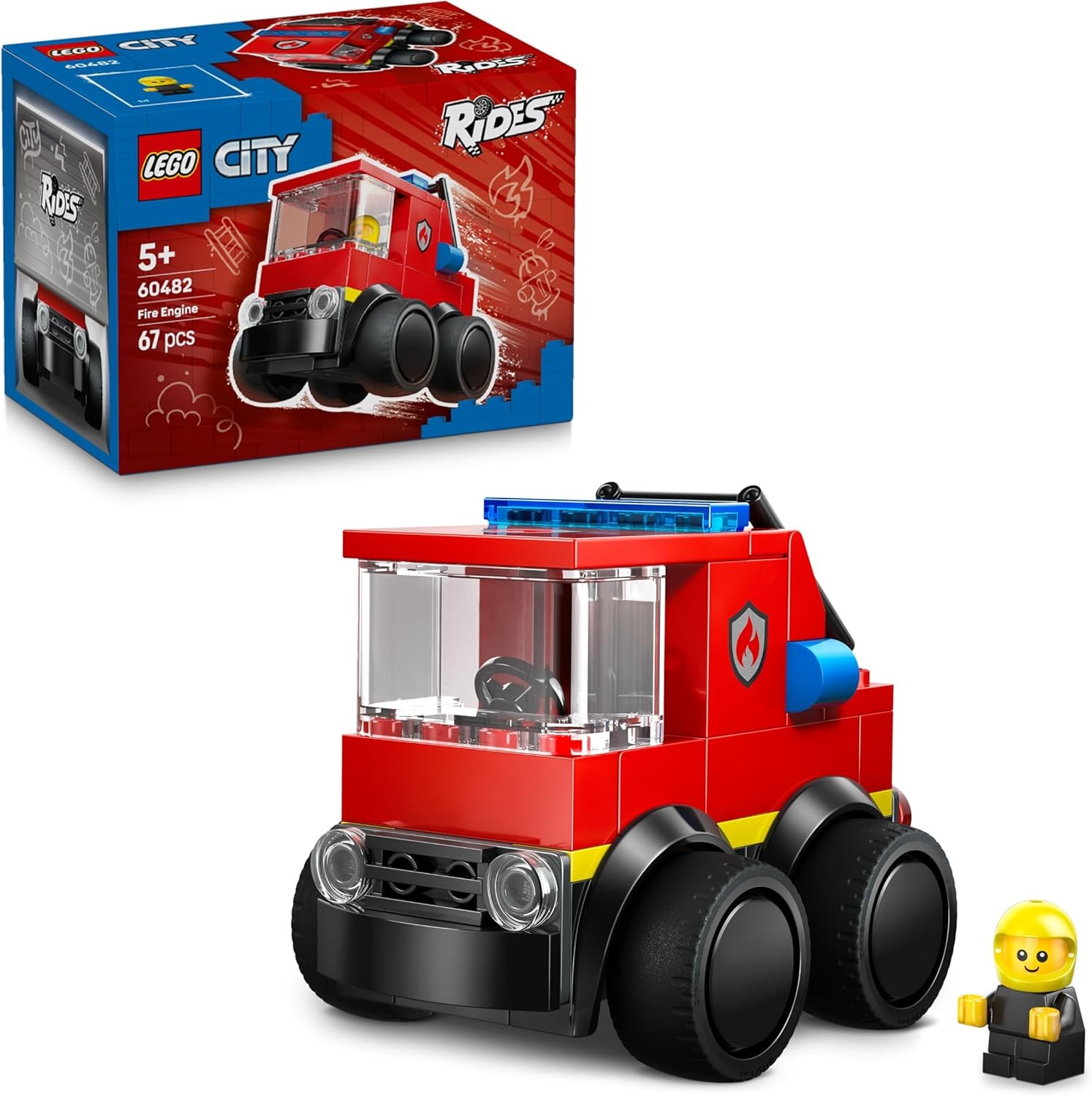 Lego City 60482 Lego® City Bolide Cool - Auto Antincendio (60482); Kit Di Montaggio - Immagine 5