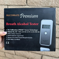 AlcoMate Premium Electronic Breathalyzer AL7000 with PRISM Sensor Technology