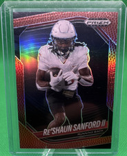 2025 Panini Prizm Black Prospects Re'Shaun Sanford II Rookie #159 /225 Cougars