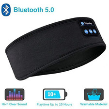 Bluetooth Headband Headphones Wireless Music Sleep Sports Eye Mask
