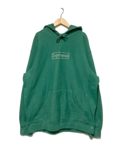 Sweat à capuche / pull à capuche L Supreme 21Ss logo craie Kaws