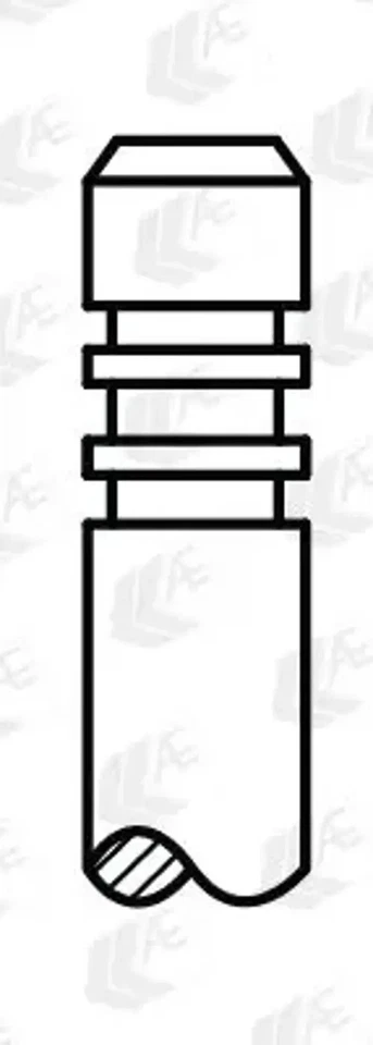 2x Válvula de admisión Acero al cromo-silicio V80000 AE para BMW 3 Touring 1 3 - Imagen 2 de 4