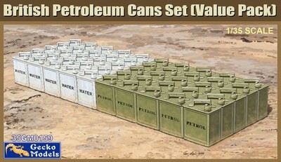 Gecko 35GM0159 1/35 British Petroleum Cans Set tValue Pack]Assembly Model Kit