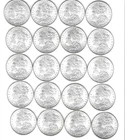 ORIGINAL BU ROLL WITH 20 1898-P MORGAN UNITED STATES SILVER DOLLARS 90% SILVER