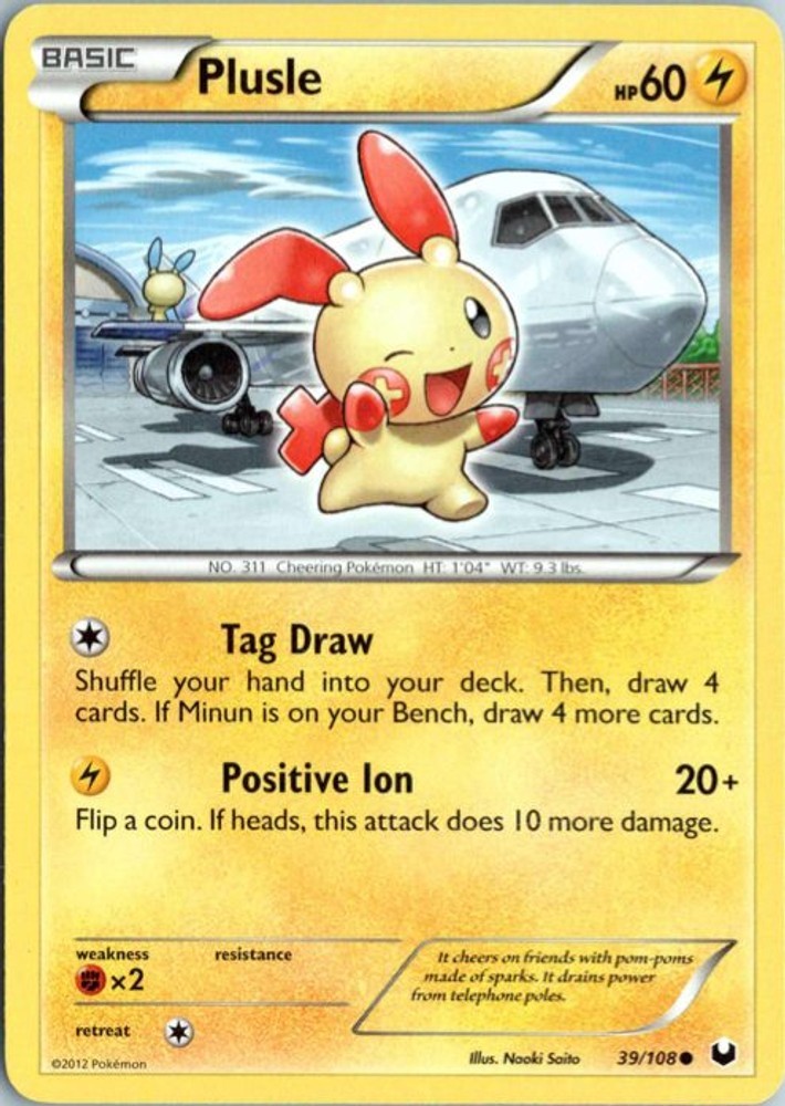 Plusle 39/108 Dark Explorers - NM