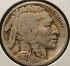 1927-D Buffalo Nickel VG Detail Obverse Scrapes