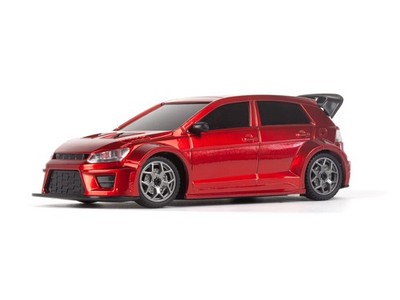 Blackzon Myte D 1/43 Micro Drift Car - Rot 548100 Mini RC Auto Drifter