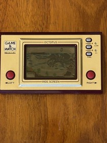 Octopus Nintendo Game & Watch 1981 OC-22 Working Vintage