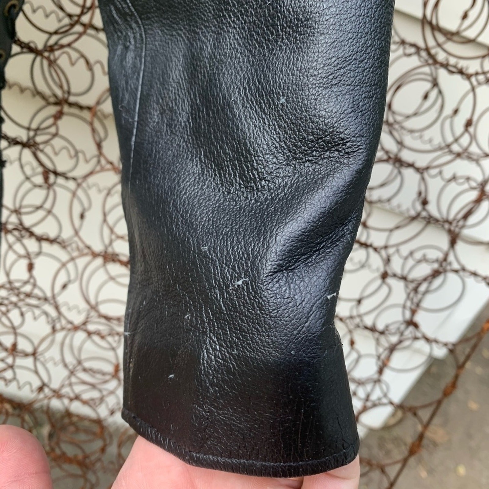 USA Bikers Dream Apparel black motorcycle jacket