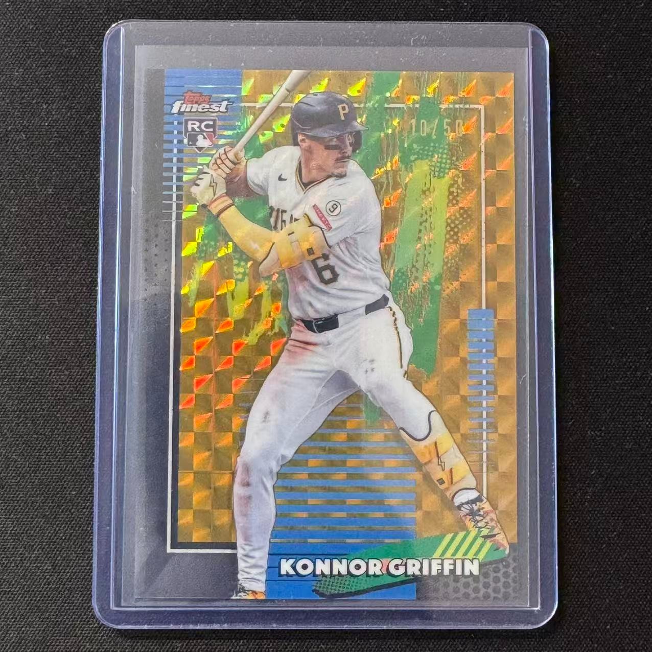 🧂YY 2026 TOPPS FINEST BASEBALL COMMON GOLD GEOMETRIC /50 RC KONNOR GRIFFIN